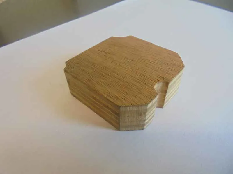 Pièce bois découpée